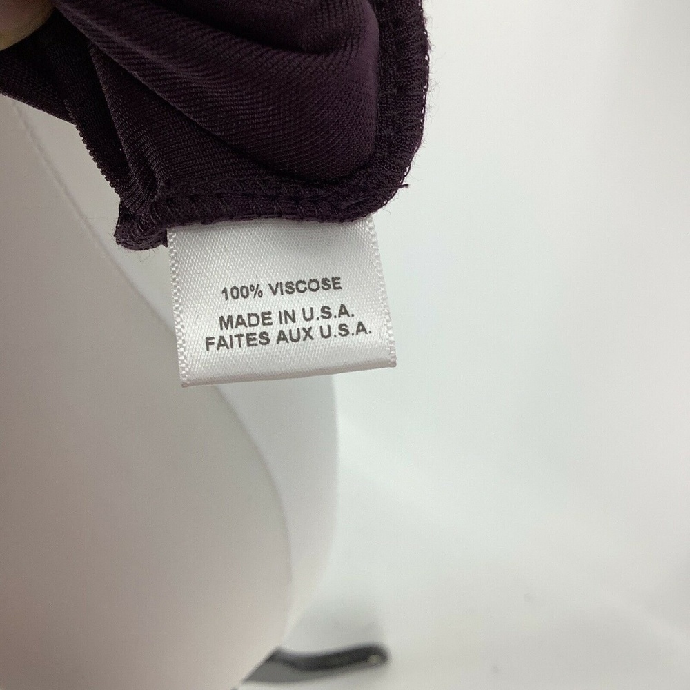 MISA LOS ANGELES Agus One-Shoulder Velvet Top Plum - Picture 8 of 8